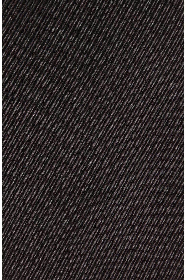 Stripe Silk Tie, Alternate, color, BLACK