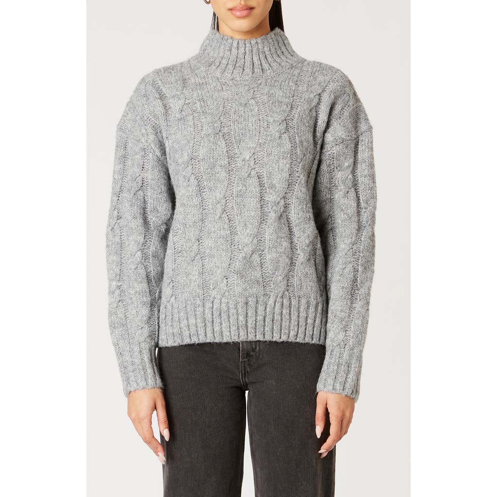 Nia Fiji Turtleneck Sweater In Gray
