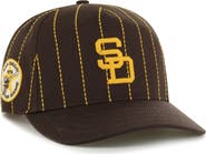 '47 Men's '47 x Rawlings Brown San Diego Padres Pinstripe Hitch Adjustable Hat