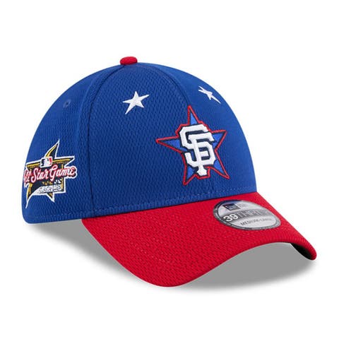 Men's New Era Blue/Red  San Francisco Giants 2025 MLB All-Star Game Workout 39THIRTY Flex Hat