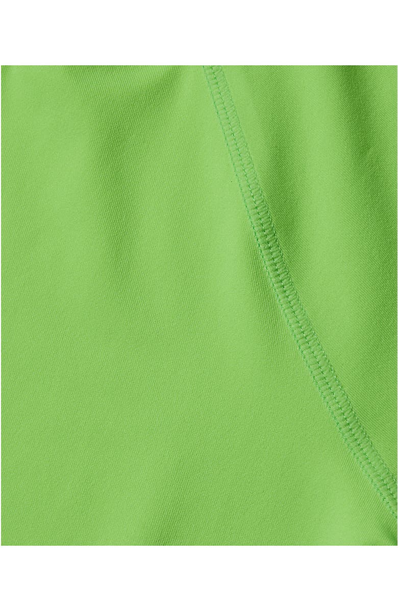 Lands' End Boys Husky Sunshade UPF 50 Chlorine Resistant Short Sleeve Crew Neck Rash Guard, Alternate, color, Bright Green Gecko