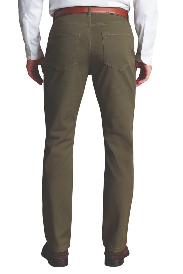 Slim Fit 5 Pocket Jeans, Alternate, color, Olive Green