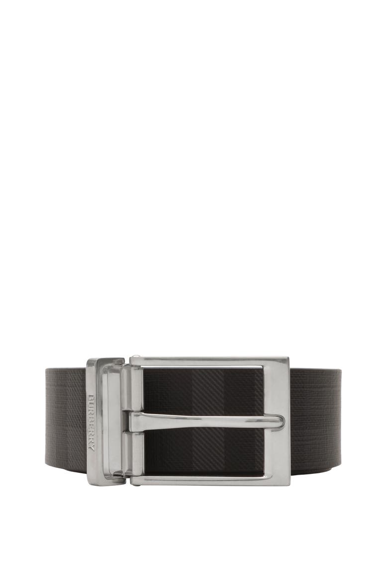 Reversible Check Belt, Main, color, Iron grey/black/palladium