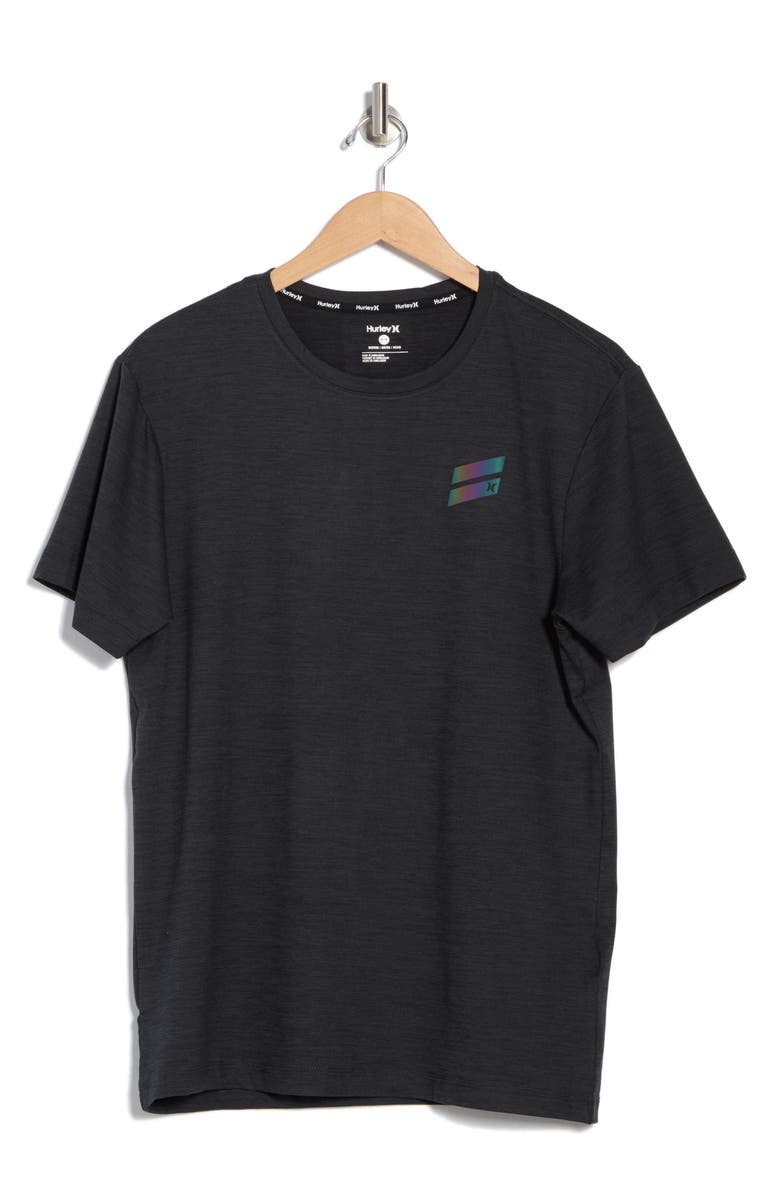 Hurley Activewear Exist Slash Logo Graphic T-Shirt, Alternate, color,