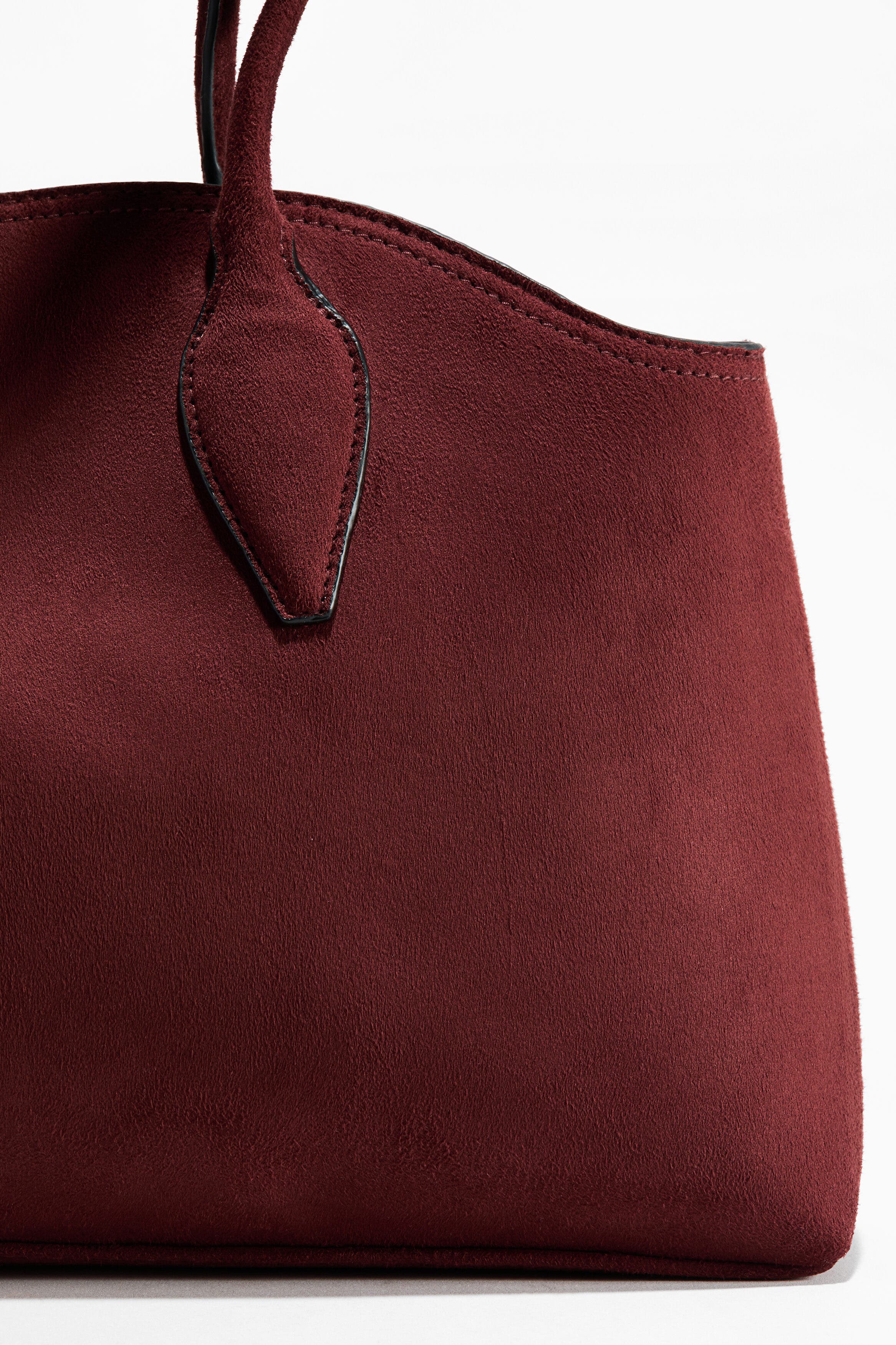 H&M Tote Bag, Alternate, color, Burgundy