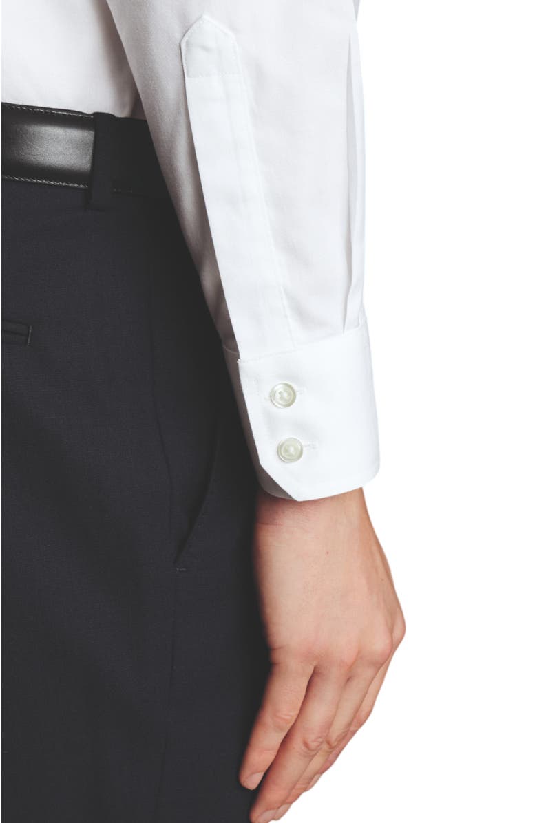 Charles Tyrwhitt Extreme Cutaway Collar Non-Iron Twill Shirt, Alternate, color, White