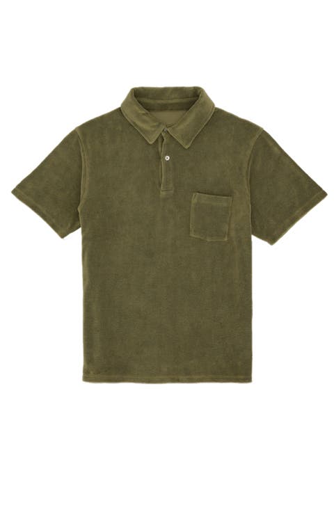 Missourim Terry Cloth Short Sleeve Polo