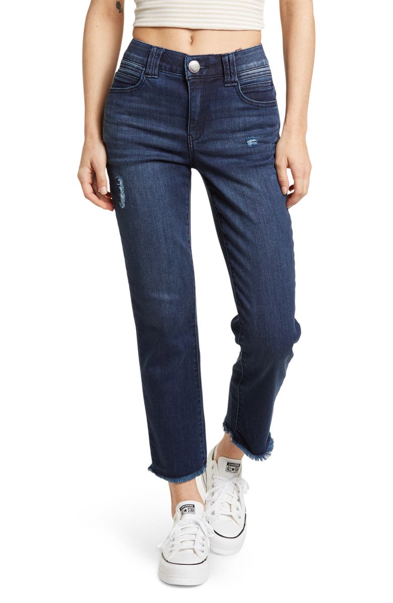 Democracy High Rise Slim Straight Jeans, Main, color,