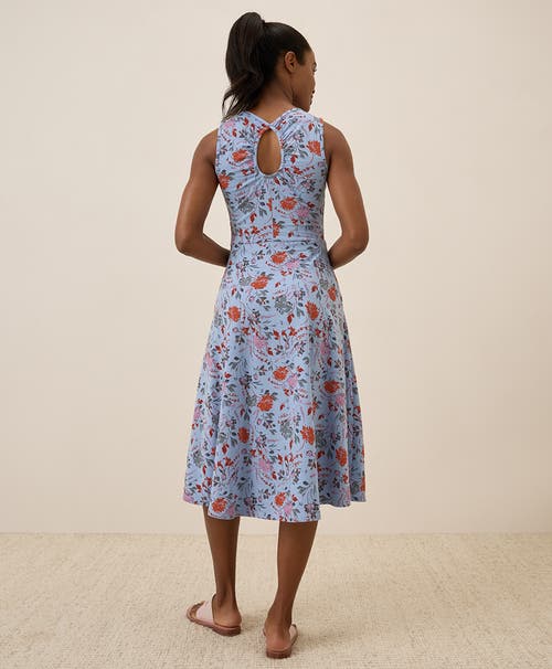 Pact Organic Cotton Fit & Flare Keyhole Back Dress