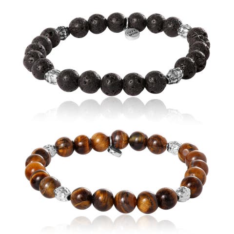 Stone Stretch Beaded Bracelets
