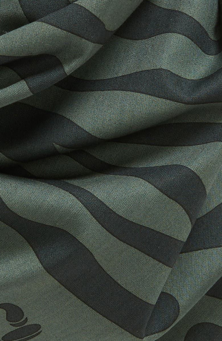 Moncler Genius x Salehe Bembury Cotton Scarf, Alternate, color, Green