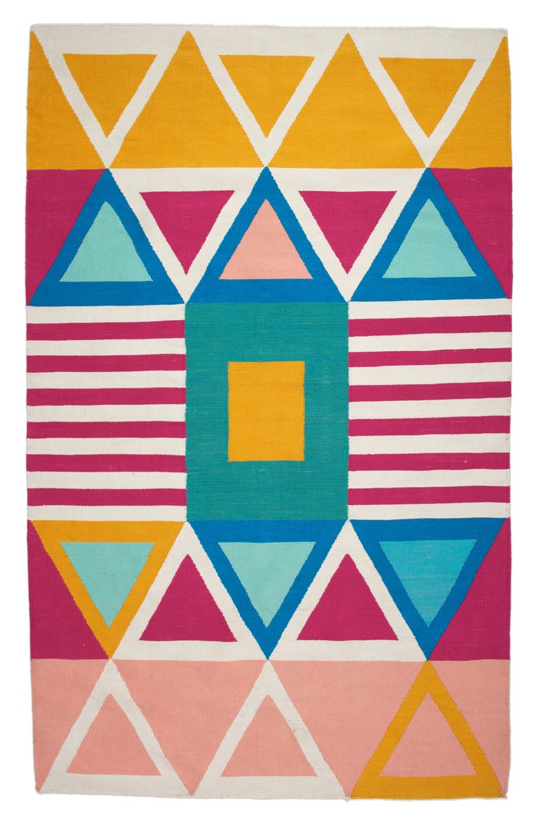 Aelfie Block Party Indoor/Outdoor Rug, Main, color,