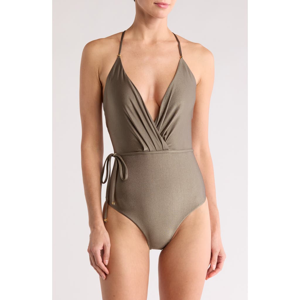 Boamar Soleil One-piece Swimsuit In Garden Green