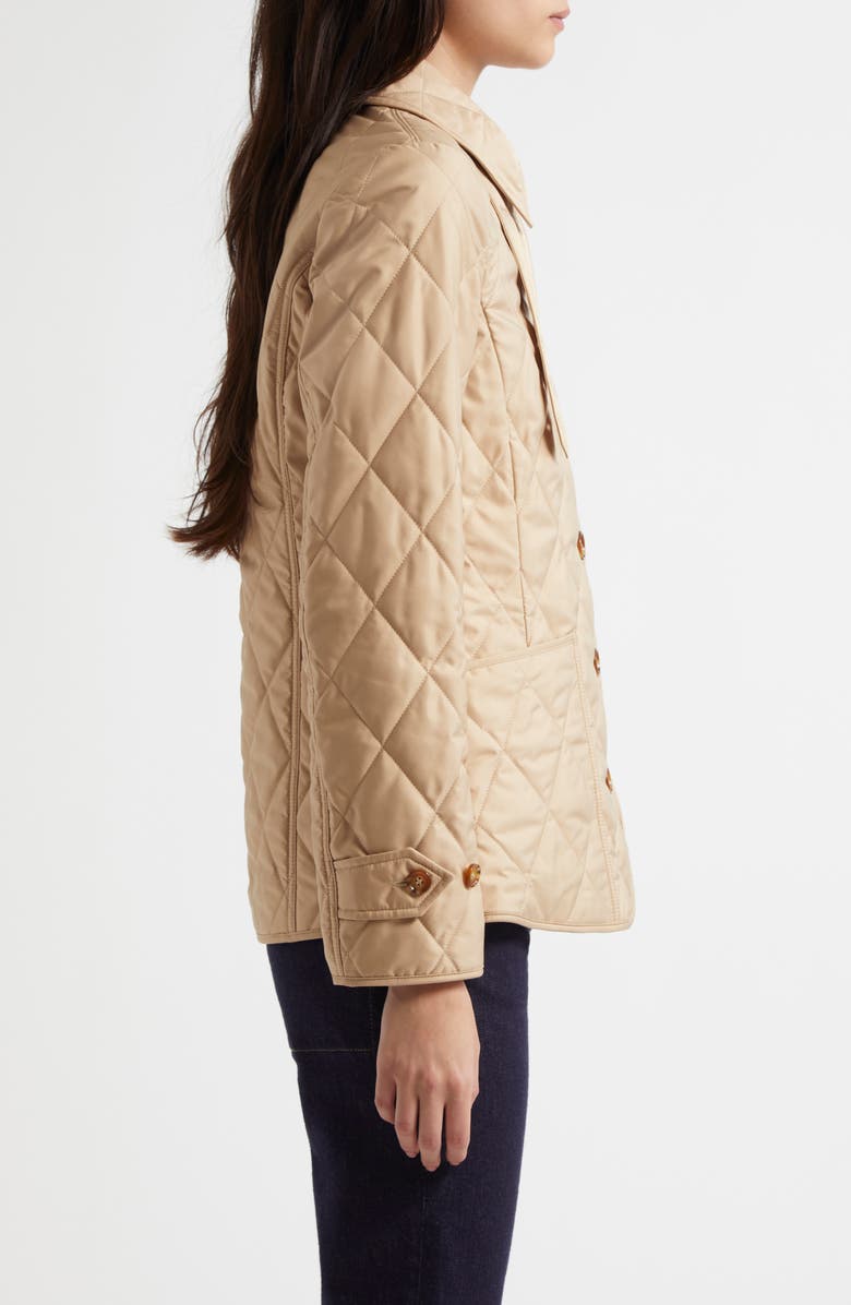 Burberry Fernleigh Quilted Jacket, Alternate, color, New Chino