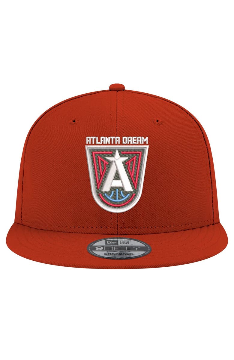 New Era Unisex New Era Red Atlanta Dream Logo 9FIFTY Snapback Hat, Alternate, color, Red