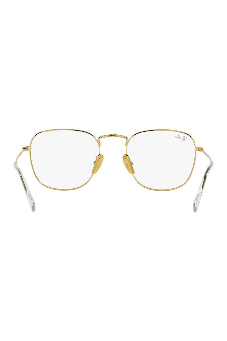 Square 51mm Square Optical Glasses, Alternate, color, MILKY IVORY