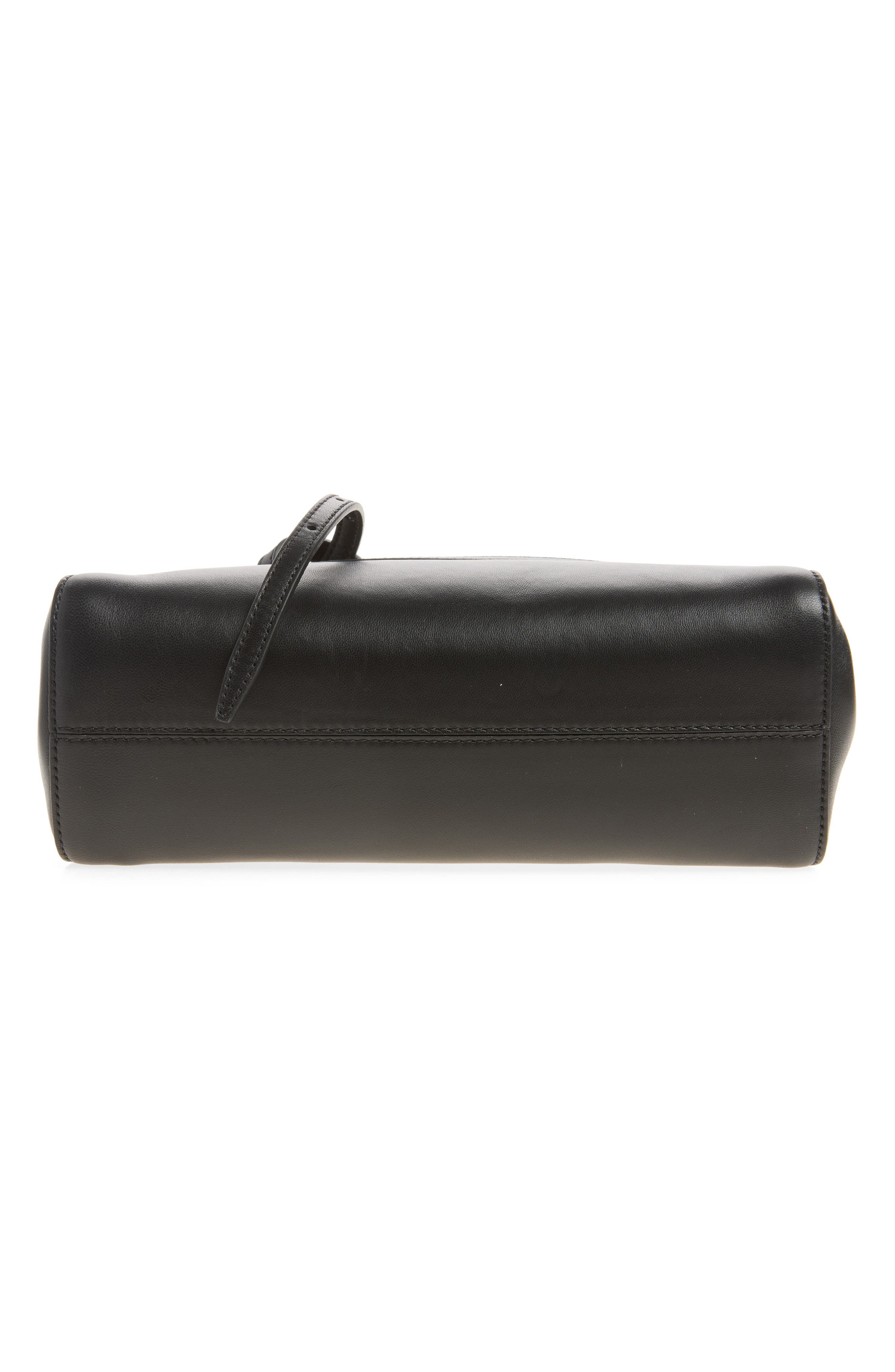 Soft Leather Clutch, Alternate, color, BLACK