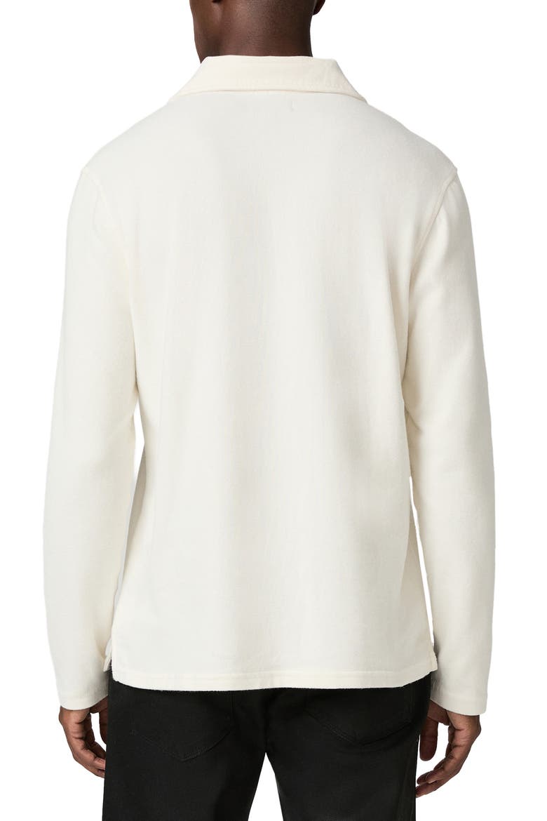 Hammond Long Sleeve Polo, Alternate, color, NATURAL