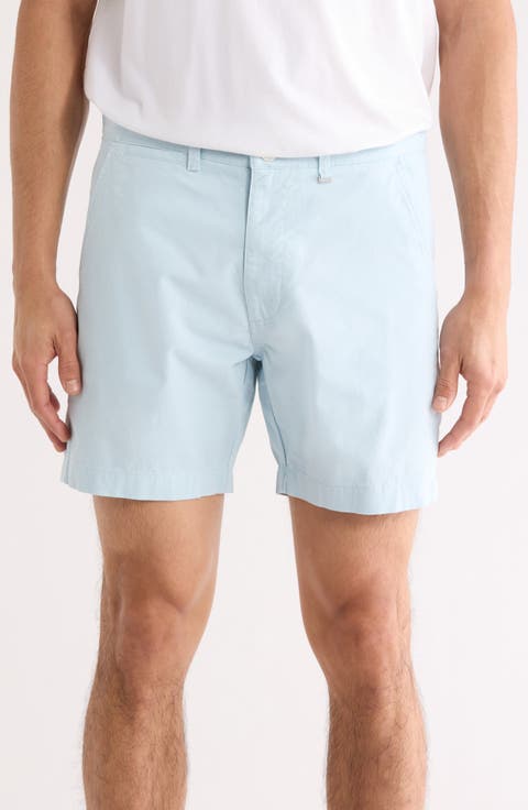 Flat Front Solid Shorts