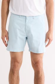 DENIM AND FLOWER Flat Front Solid Shorts