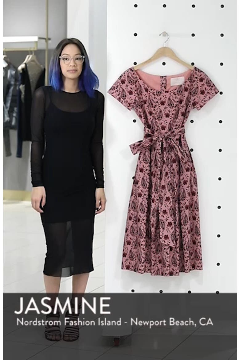 Hallie Fit & Flare Dress (Nordstrom Exclusive) video