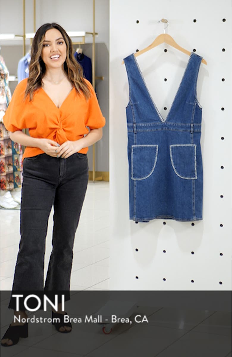Denim Overall Dress, sales video thumbnail