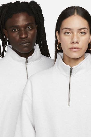★★Nike★★ Solo Swoosh Quarter Zip Top M Light Bone White Nike Solo Swoosh Men's 1/4-Zip Top. Nike.com
