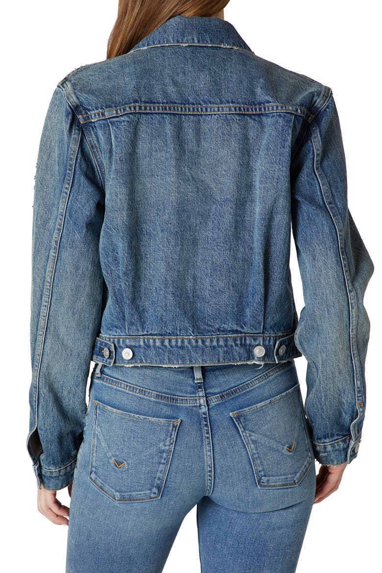 Jeans Lola Shrunken Trucker Jacket, Alternate, color, FANTASY