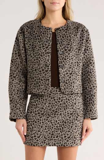 JASON WU Cheetah Print Button-Up Jacket