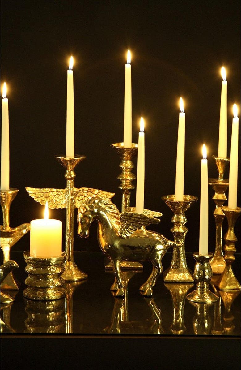 Lunares Angelwing Candleholder, Alternate, color, Silver