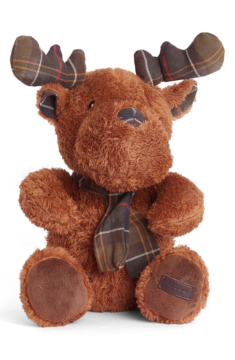 Barbour Reindeer Dog Toy, Main, color, Brown/ Classic