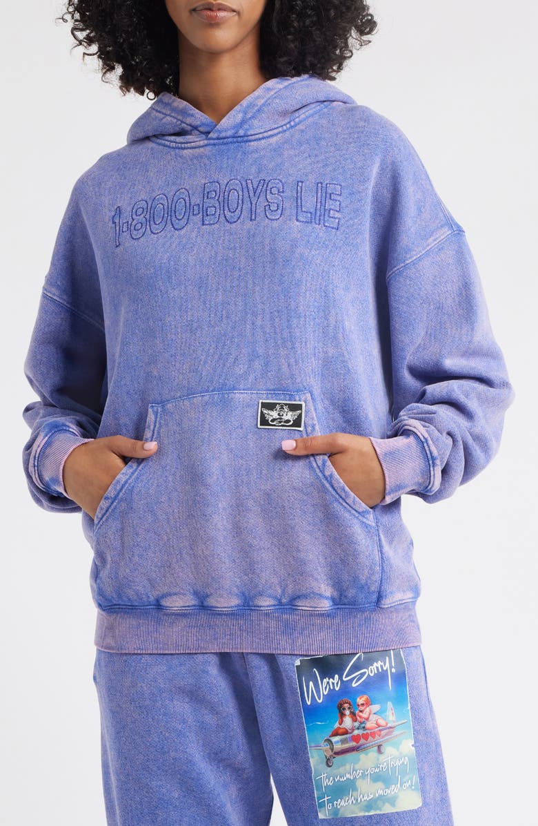 BOYS LIE 1-800 Disconnected Hoodie, Main, color,