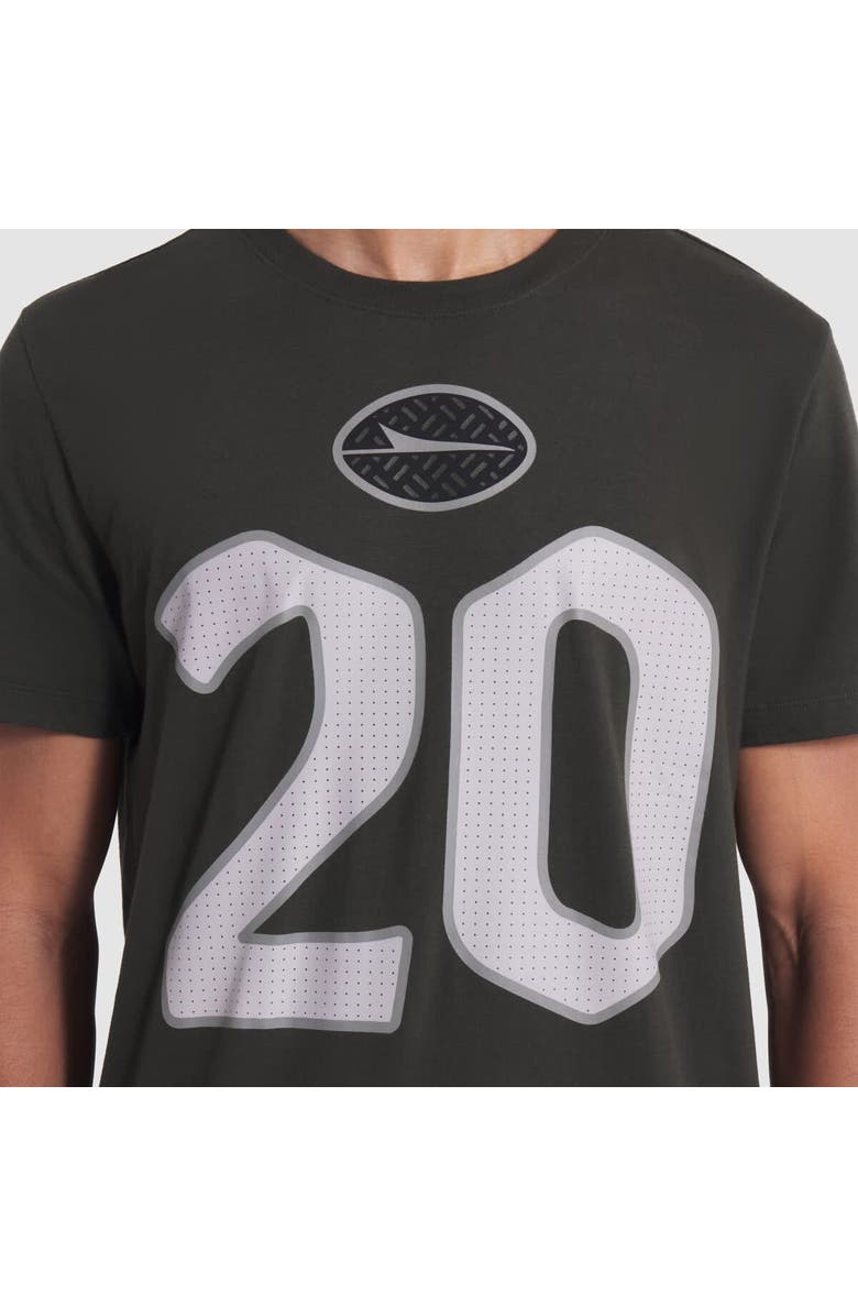 Nike Men's Nike Breece Hall Gotham Green New York Jets 2025 Rivalries Collection Player Name & Number T-Shirt, Alternate, color, Green