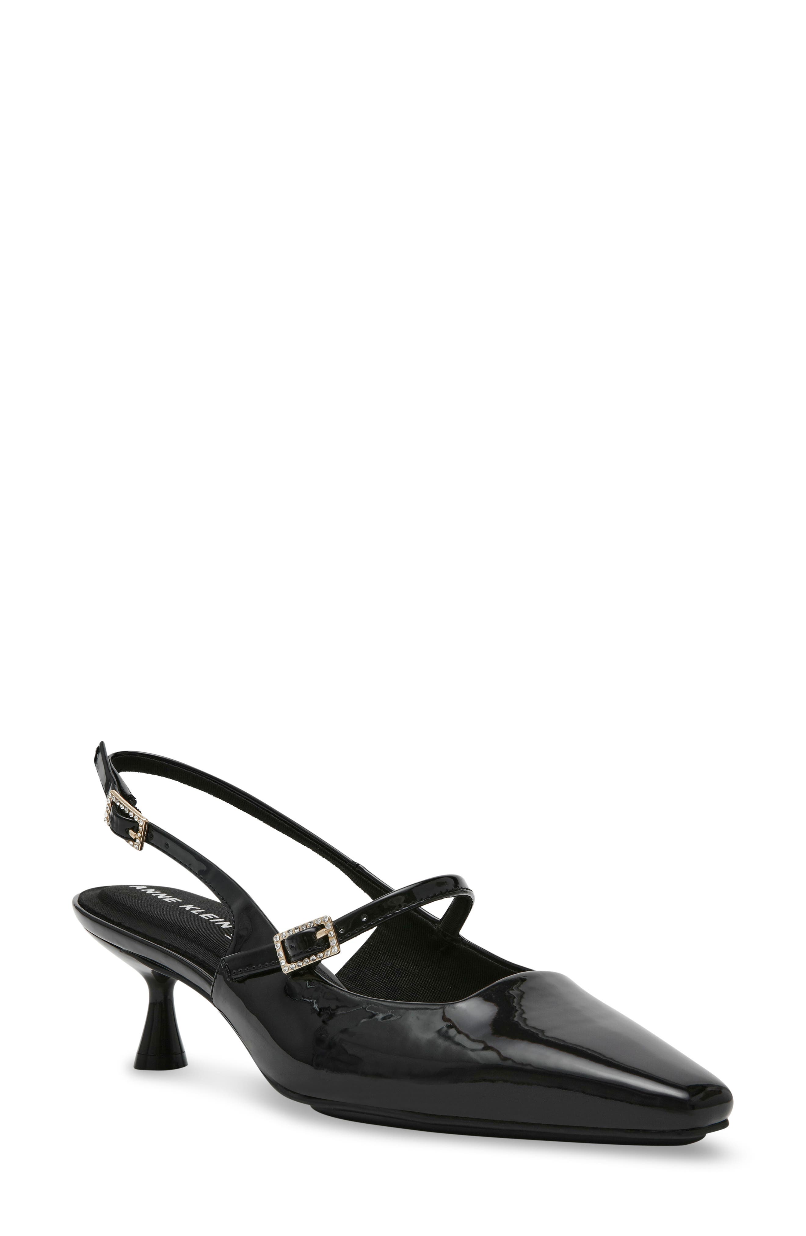 Anne Klein Tyra Slingback Mary Jane Kitten Heel Pump, Main, color, 