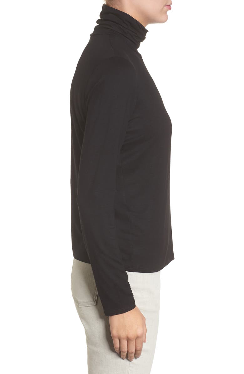 Eileen Fisher Scrunch Neck Top, Alternate, color, 