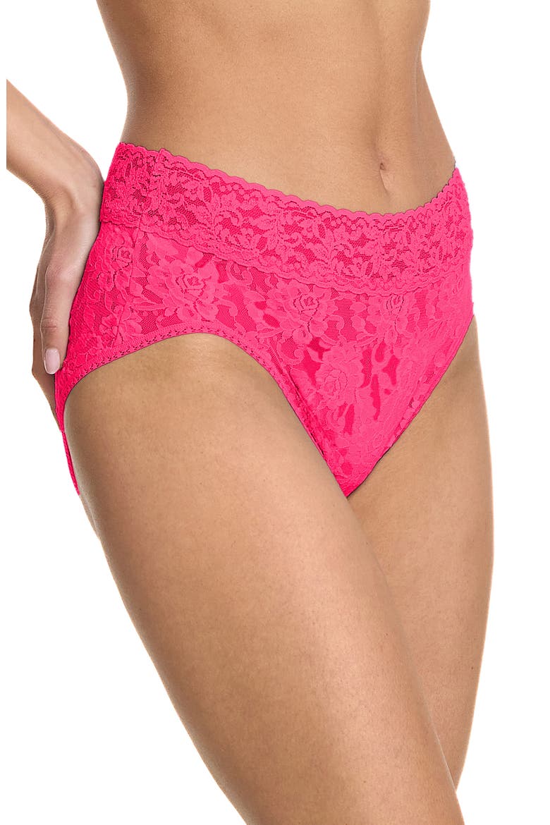 Signature Lace French Briefs, Alternate, color, UNBEETABLE