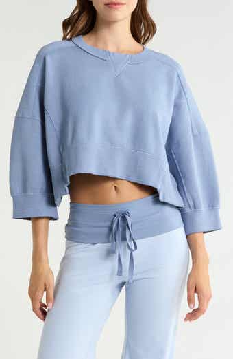 Intercept Pull Crop Raglan Sweatshirt