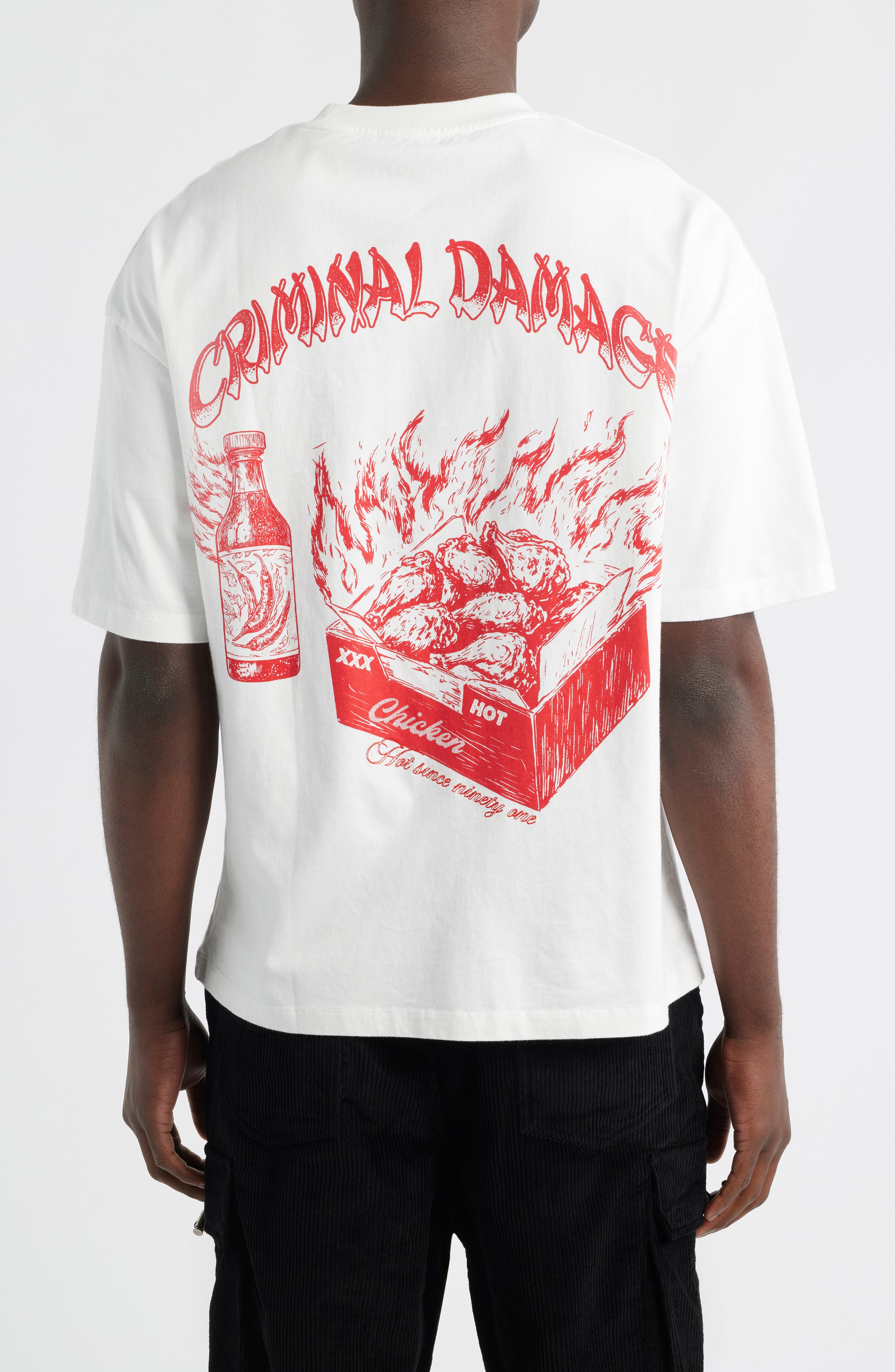 Hot Wings Short Sleeve T-Shirt - image 2