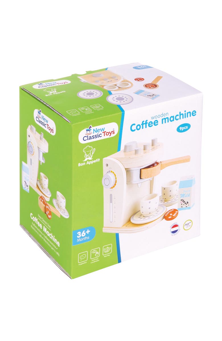 NEW CLASSIC TOYS Coffee Maker, Alternate, color, Off-White