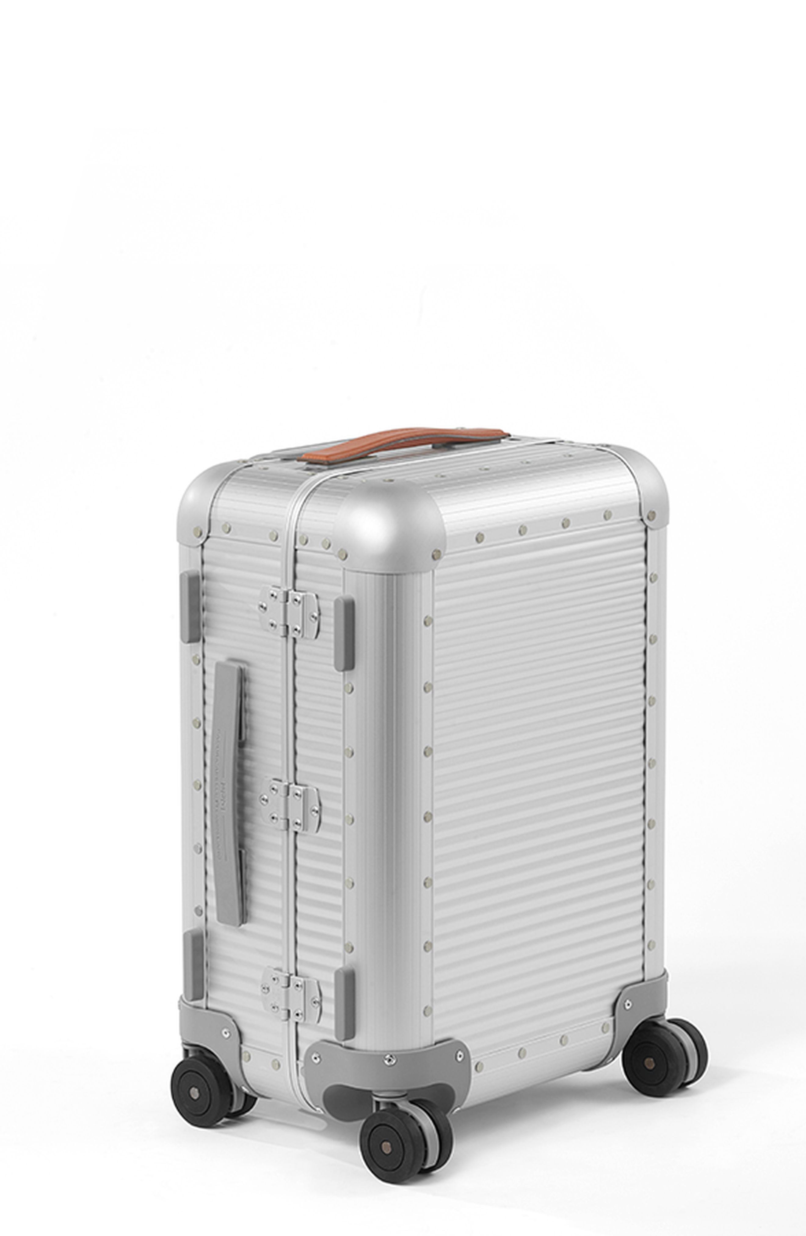 FPM - Fabbrica Pelletterie Milano - US Bank Spinner 53 Suitcase, Alternate, color, Moonlight Silver