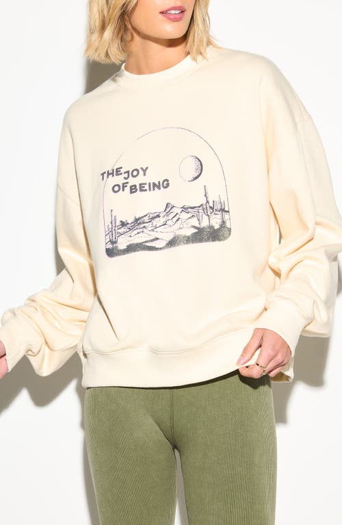 Spiritual Gangster Joy La Brea Graphic Sweatshirt In Neutral