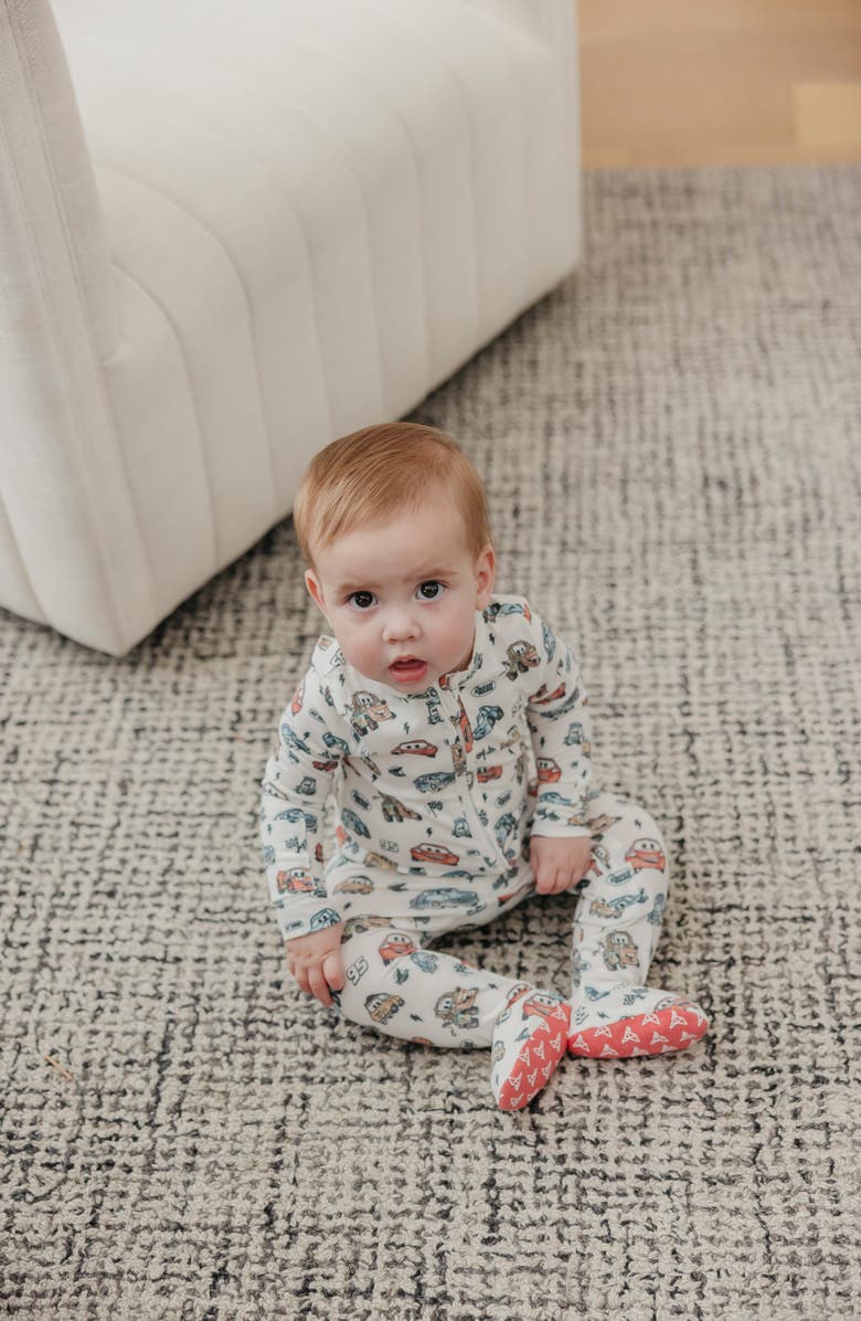 Copper Pearl Pixar Cars Zip Footie, Alternate, color, Pixar Cars