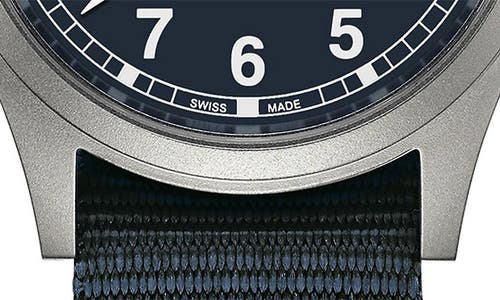 Hamilton Khaki Field Nato Strap Watch, 38mm In Blue