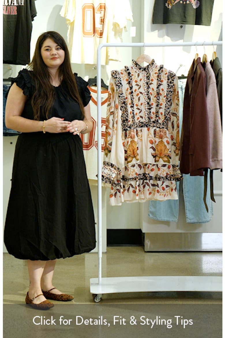 Berry Garden Long Sleeve Minidress video