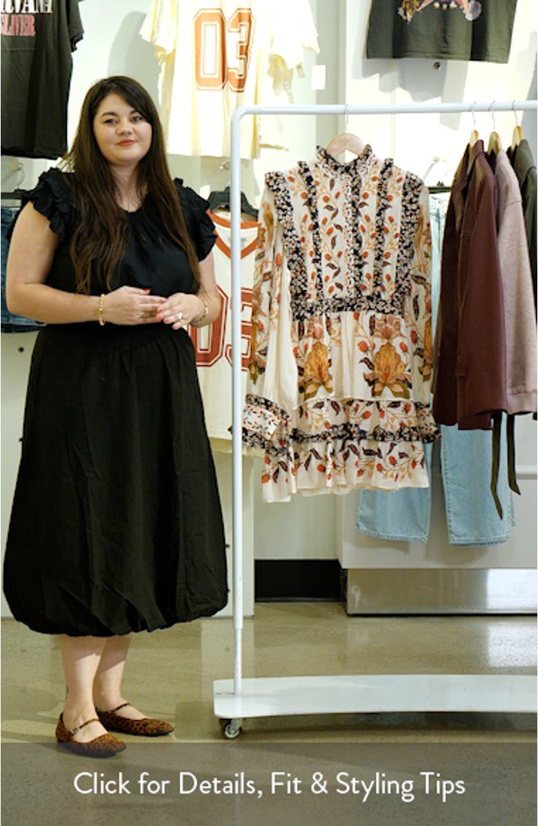 Berry Garden Long Sleeve Minidress, sales video thumbnail