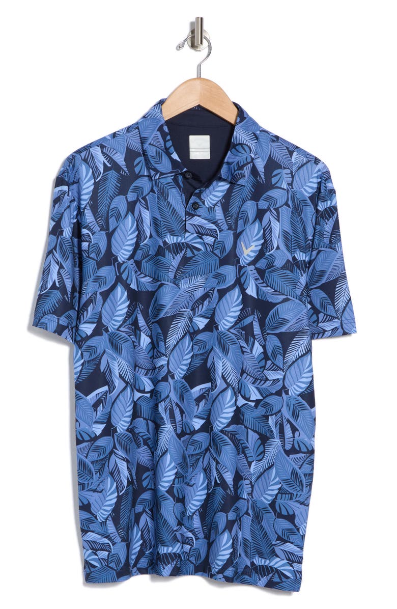 Callaway Golf<sup>®</sup> SMU Leaf Print Polo, Alternate, color, 