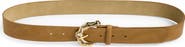 Steve Madden Textured Buckle Faux Leather Belt