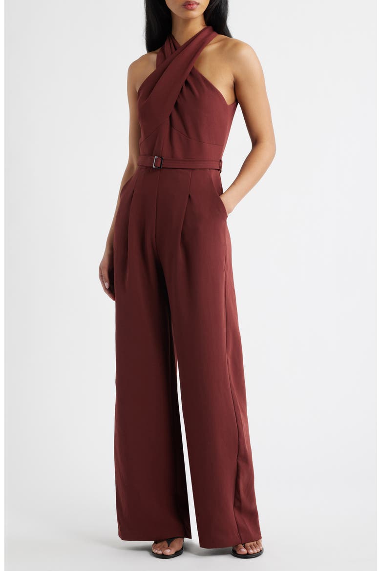 Mono Jane Jumpsuit, Main, color, MAROON