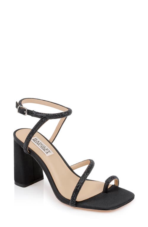 BADGLEY MISCHKA BADGLEY MISCHKA COLLECTION DALILAH ANKLE STRAP TOE LOOP SANDAL 