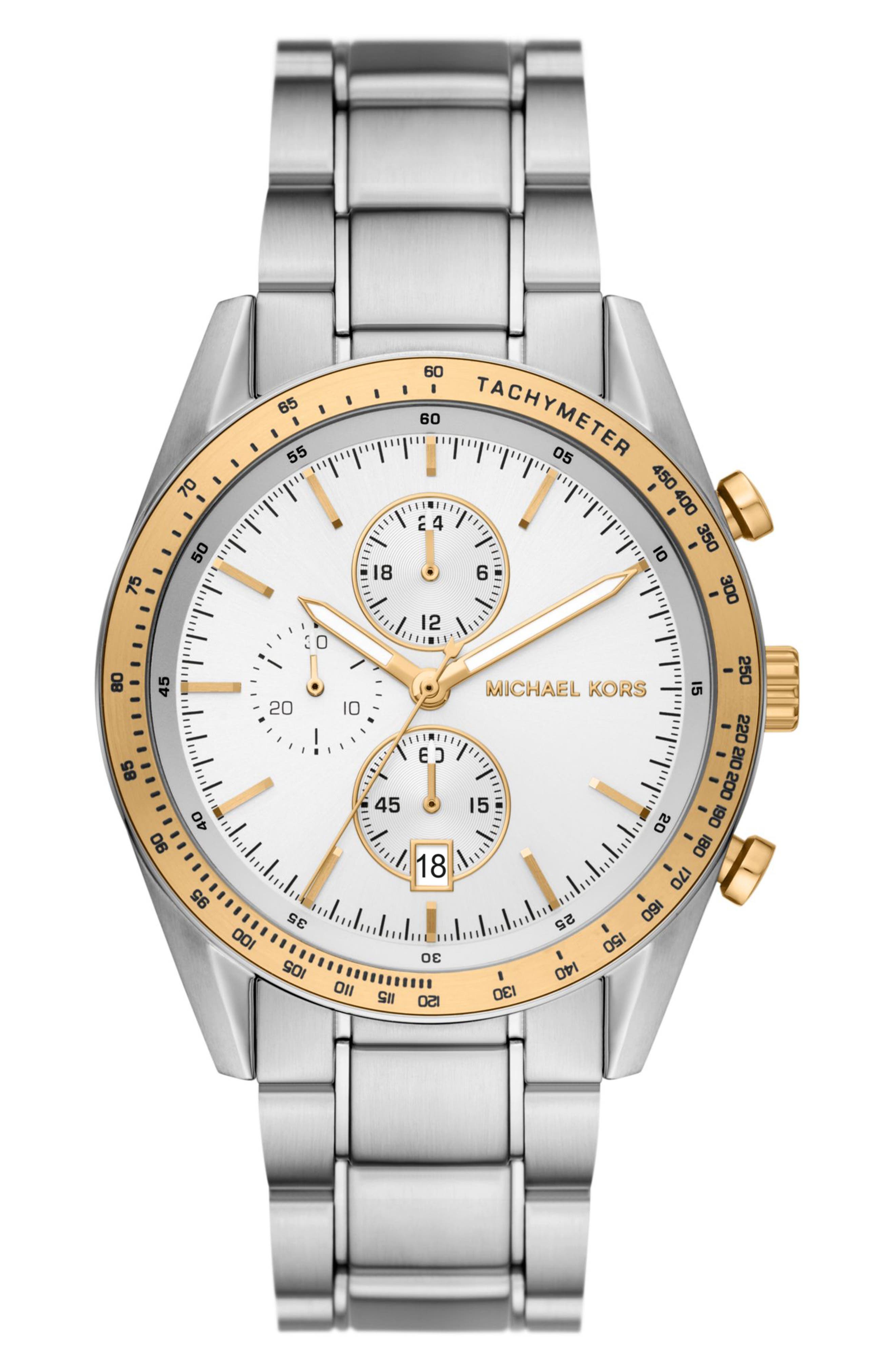 Michael Kors Accelerator Bracelet Chronograph Watch, 42mm